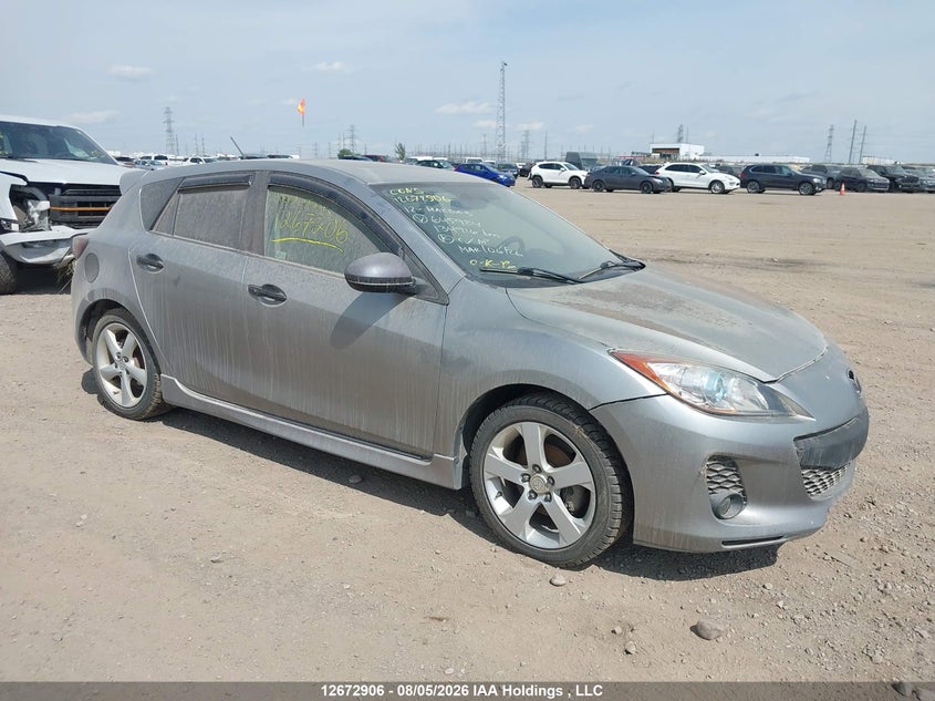2012 Mazda Mazda3 Gs-Sky, Удар спереди, IAAI, VIN JM1BL1L77C1645984