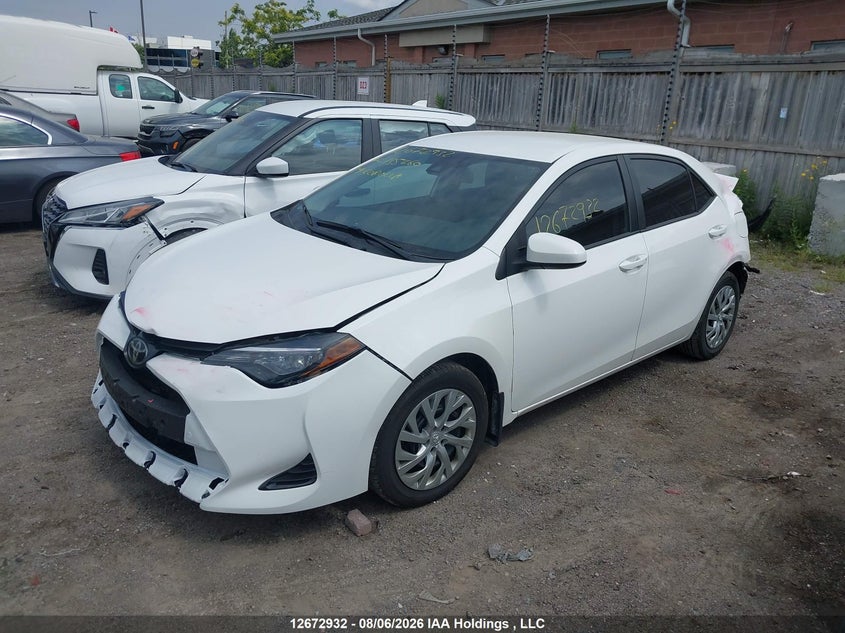 Vin: 2t1burhe3kc135760, lot: 3076225, toyota corolla l/le/xle/se/xse 20192