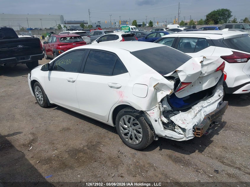 Vin: 2t1burhe3kc135760, lot: 3076225, toyota corolla l/le/xle/se/xse 20193