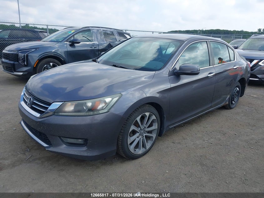 2014 Honda Accord, Left Rear, IAAI, VIN 1HGCR2F50EA802083 — photo 2