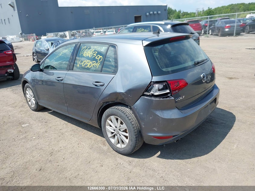 Vin: 3vw217au7fm050204, lot: 3076229, volkswagen golf 1.8 tsi comfortline/1.8 tsi highline/1.8 tsi trendline 20153