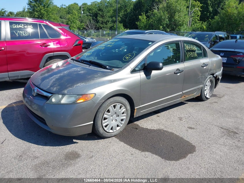 2007 Honda Civic, Left Side, IAAI, VIN 2HGFA16397H032774 — photo 2