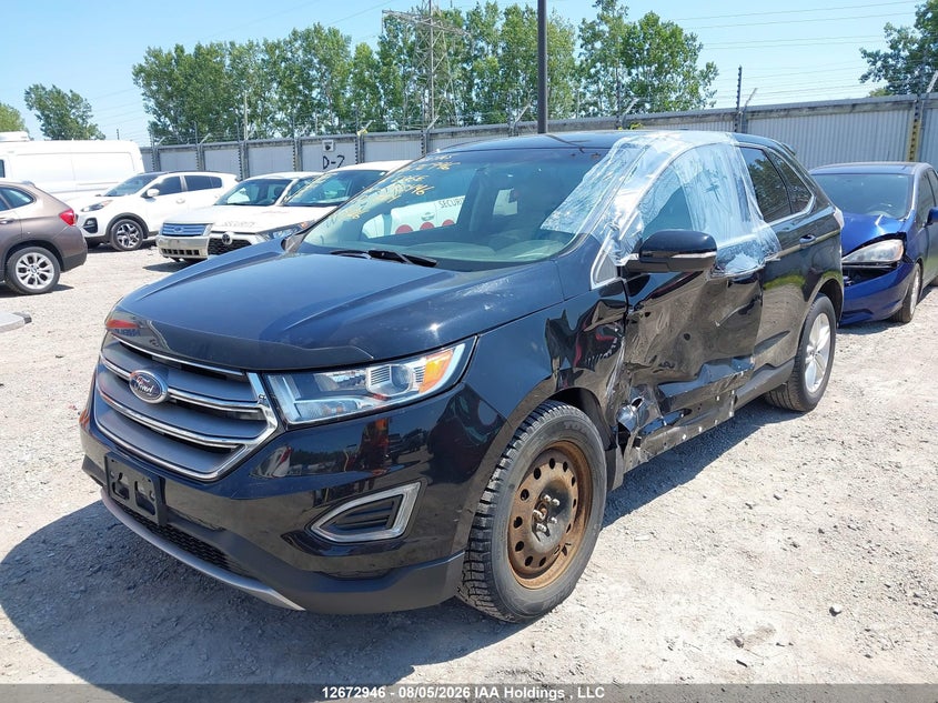 2016 Ford Edge, Левый бок, IAAI, VIN 2FMPK3J8XGBC43446 — фото 2