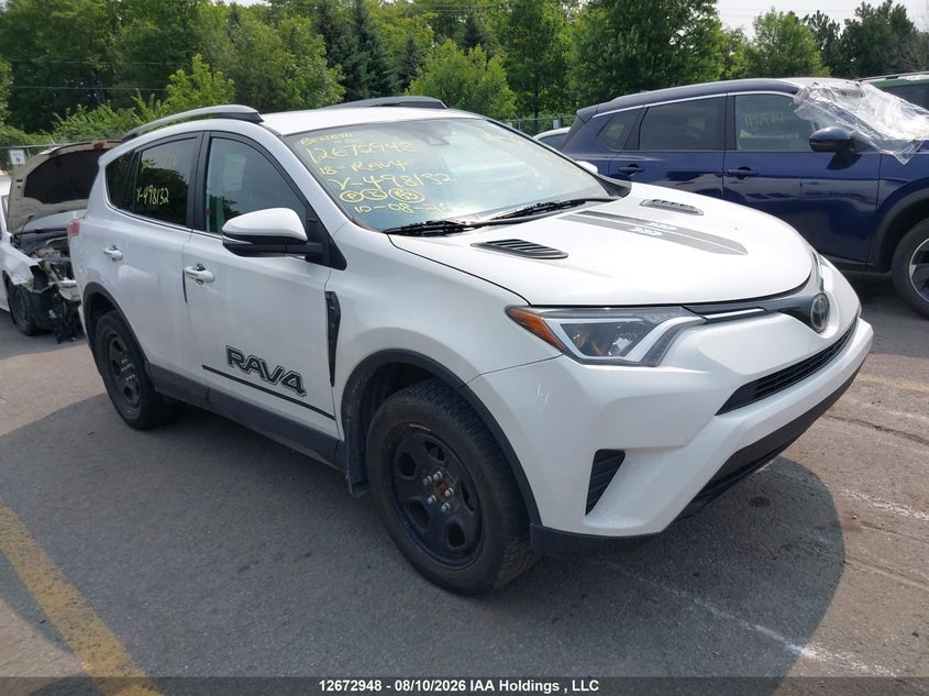 2018 Toyota Rav4 Le, Left Side, IAAI, VIN 2T3ZFREV0JW498132