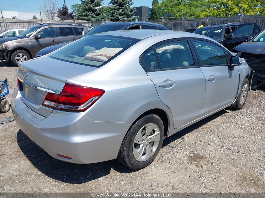 Vin: 2hgfb2f47dh101775, lot: 3076264, honda civic 20134