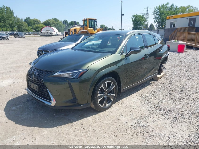 2022 Lexus UX, Rear, IAAI, VIN JTHL9JBH3N2055953 — photo 2