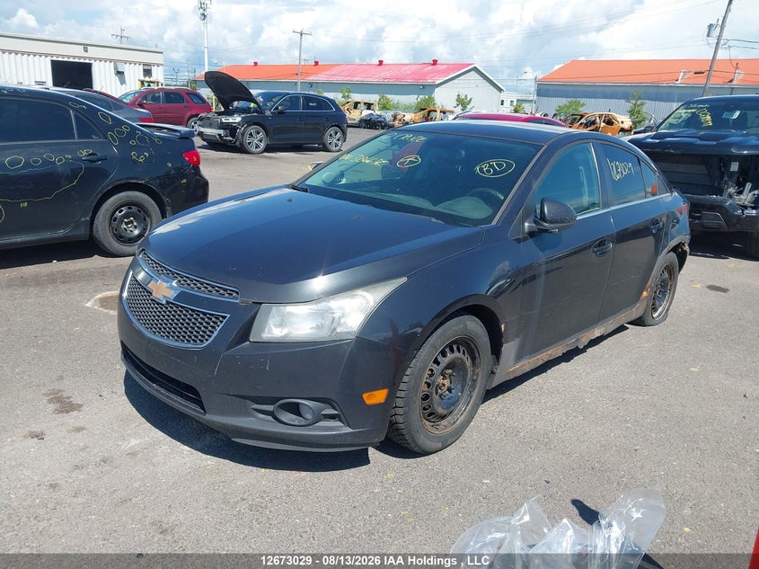 2012 Chevrolet Cruze, Rear, IAAI, VIN 1G1PF5SC6C7386672 — photo 2