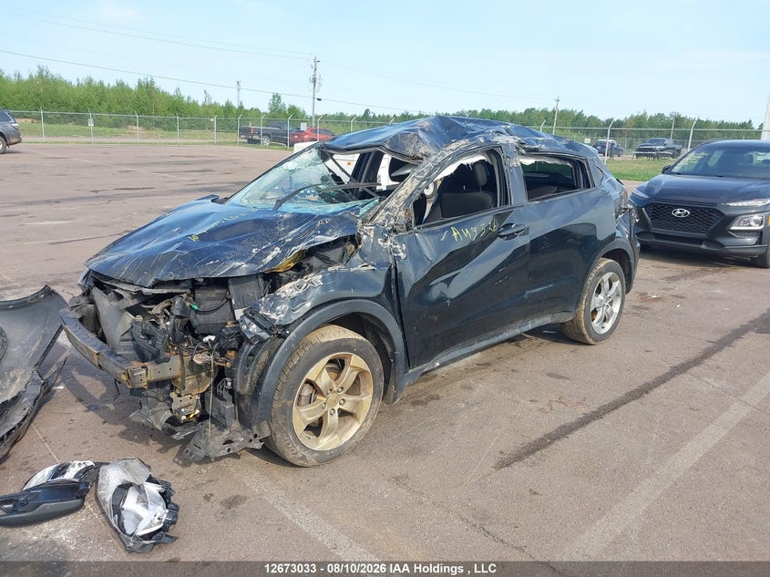 2016 Honda Hr-V Lx, Front, IAAI, VIN 3CZRU6H34GM113092 — photo 2