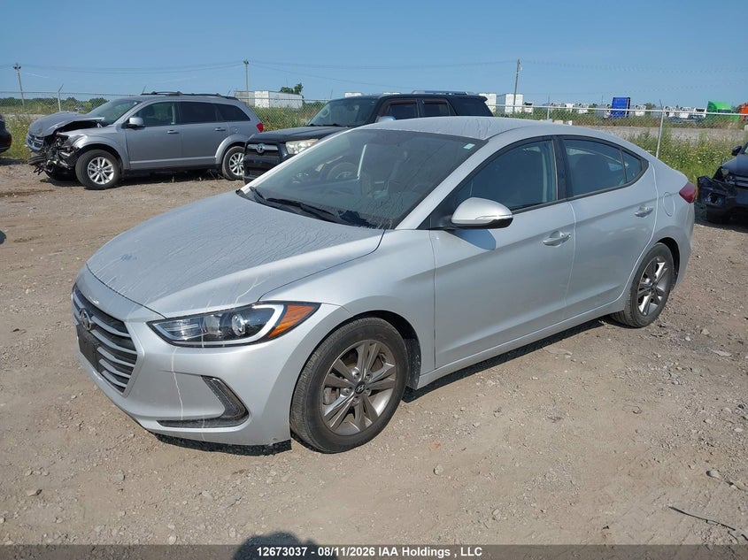 2018 Hyundai Elantra Sel/Value/Limited, Правый бок, IAAI, VIN KMHD84LF2JU709889 — фото 2