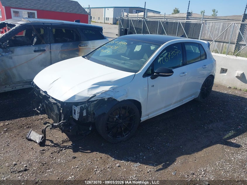 Vin: wvwkb7cd7sw231438, lot: 3076369, volkswagen golf r black edition 20252