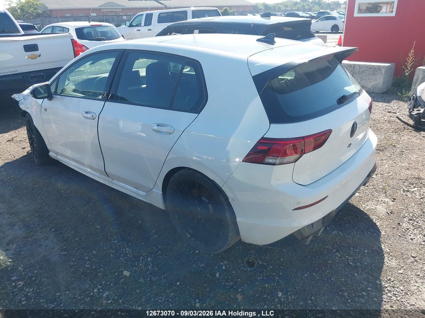 Vin: wvwkb7cd7sw231438, lot: 3076369, volkswagen golf r black edition 20253