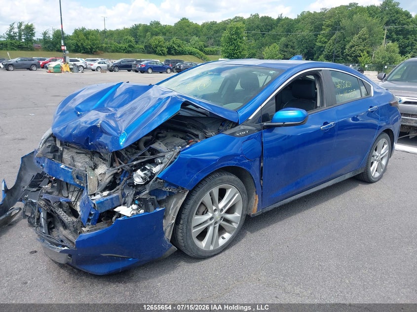 Vin: 1g1ra6s58ju115383, lot: 3076390, chevrolet volt lt 20182
