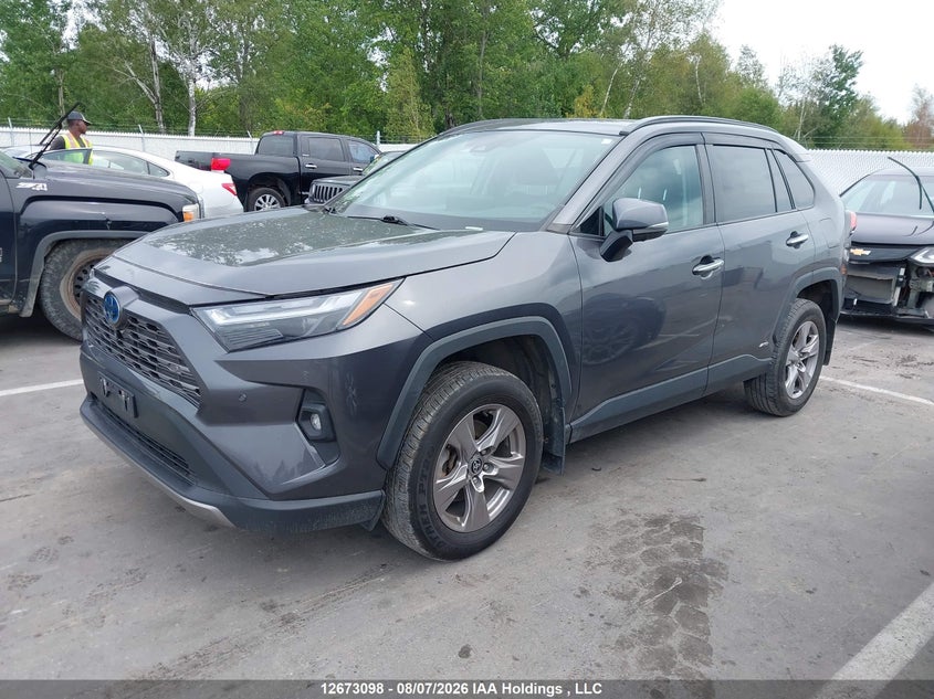 2023 Toyota RAV 4, Затоплення, IAAI, VIN 2T3DWRFV8PW161452 — фото 2