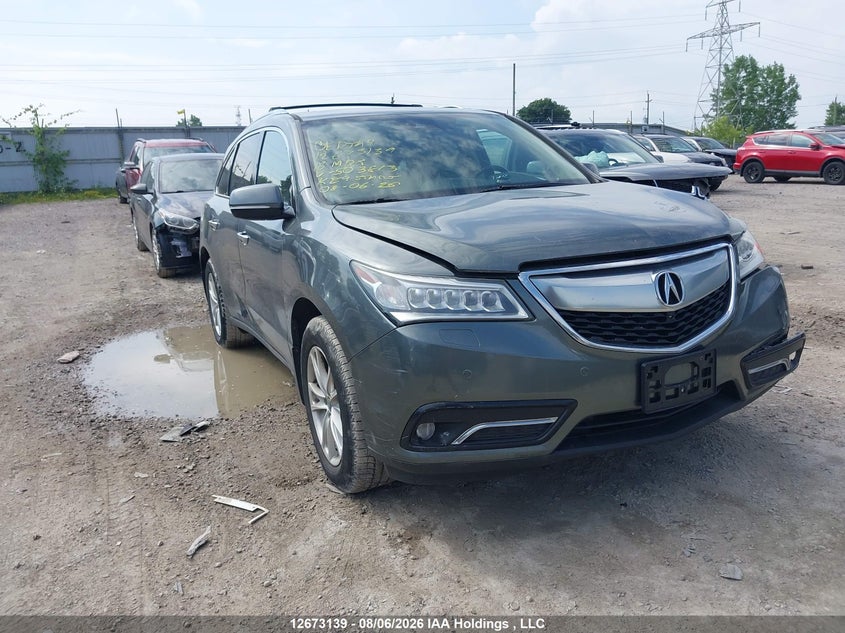 Vin: 5fryd4h88gb503813, lot: 3076447, acura mdx elite 20161