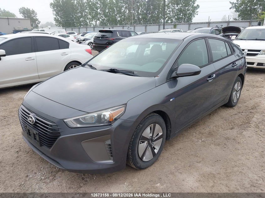2019 Hyundai IONIQ, Rear, IAAI, VIN KMHC75LC2KU166202 — photo 2