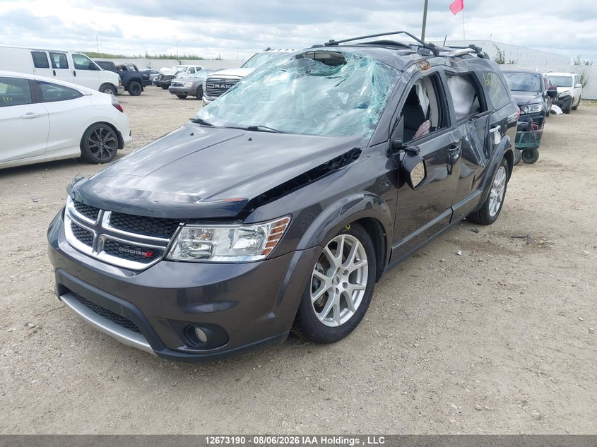 2019 Dodge Journey, Переворот, IAAI, VIN 3C4PDDFG4KT739151 — фото 2