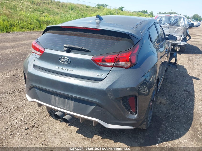 Vin: kmhth6ab9ku007965, lot: 3076519, hyundai veloster turbo/turbo r-spec/turbo ultimate 20194