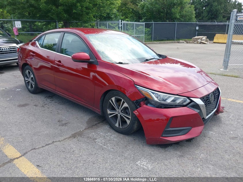Vin: 3n1ab8cv3ly241505, lot: 3076523, nissan sentra sv 2020 img_1