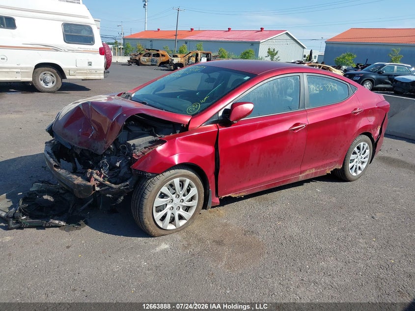 Vin: 5npdh4ae9dh264032, lot: 3076528, hyundai elantra gl 20132