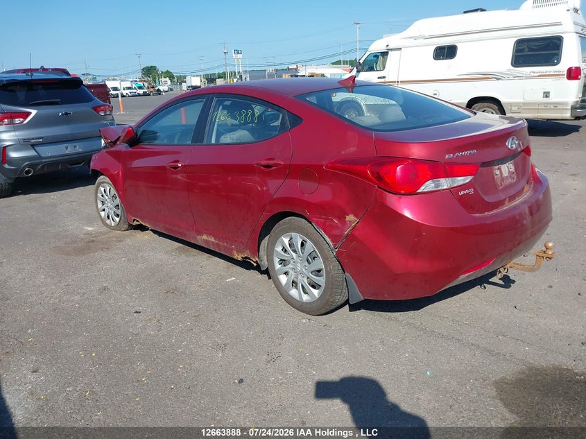 Vin: 5npdh4ae9dh264032, lot: 3076528, hyundai elantra gl 20133