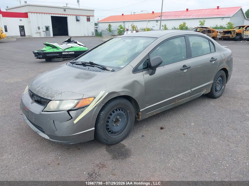 2008 Honda Civic, Undercarriage, IAAI, VIN 2HGFA16448H118276 — photo 2