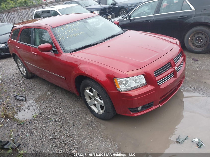 2008 Dodge Magnum Sxt, Rear, IAAI, VIN 2D4FV37V18H169792
