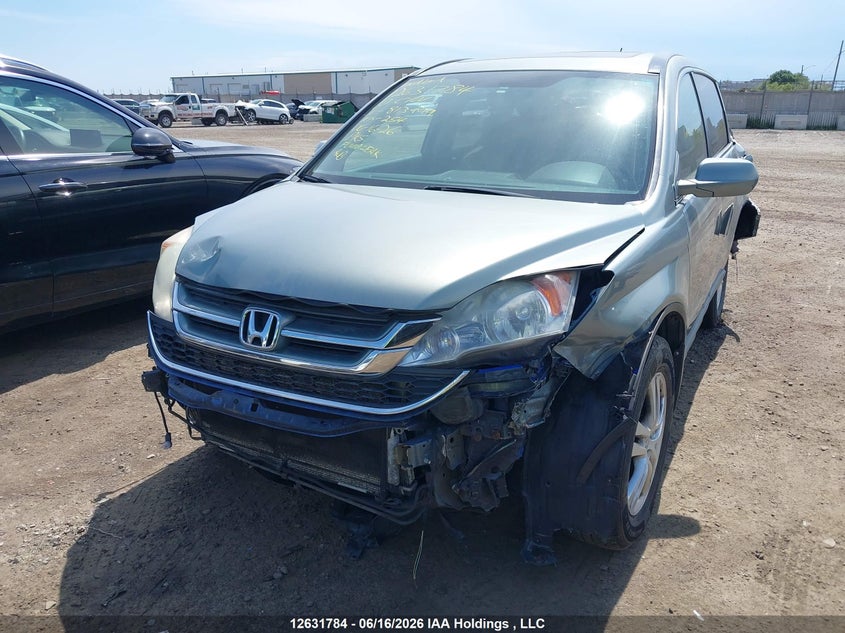 2010 Honda Cr-V Ex, Удар спереду, IAAI, VIN 5J6RE4H5XAL813999 — фото 2