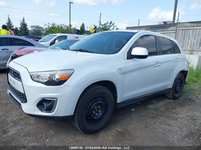 2013 Mitsubishi RVR, Удар ззаду, IAAI, VIN 4A4AH3AUXDE605614 — фото 2