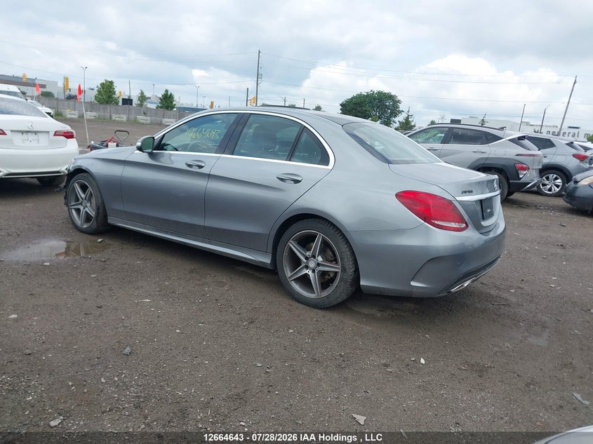 Vin: 55swf4kb0fu054700, lot: 3076644, mercedes-benz c 300 4matic 20153