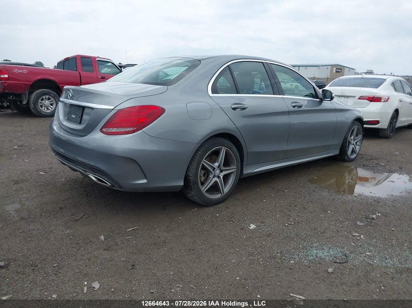 Vin: 55swf4kb0fu054700, lot: 3076644, mercedes-benz c 300 4matic 20154