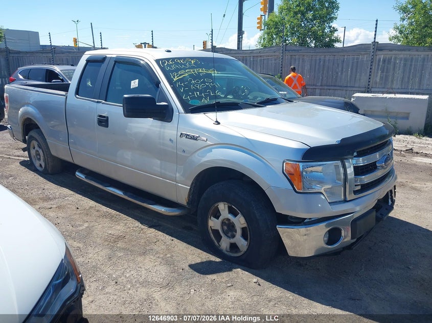 2014 Ford F-150 Xlt, Theft Recovery, IAAI, VIN 1FTEX1CM6EFA80141