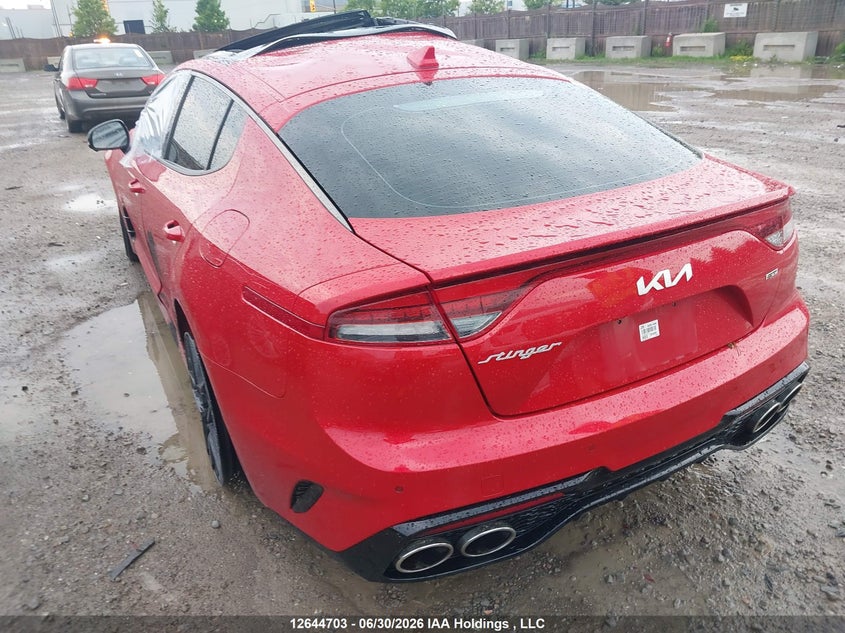 Vin: knae55lc1p6128097, lot: 3076650, kia stinger gt elite - suede package/gt elite w/black interior/gt elite w/red interior/gt limited/tribute 20233