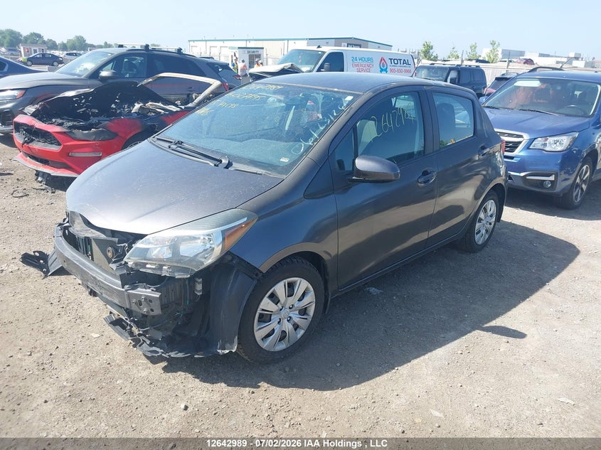Vin: vnkktud33fa027795, lot: 3076653, toyota yaris le 20152