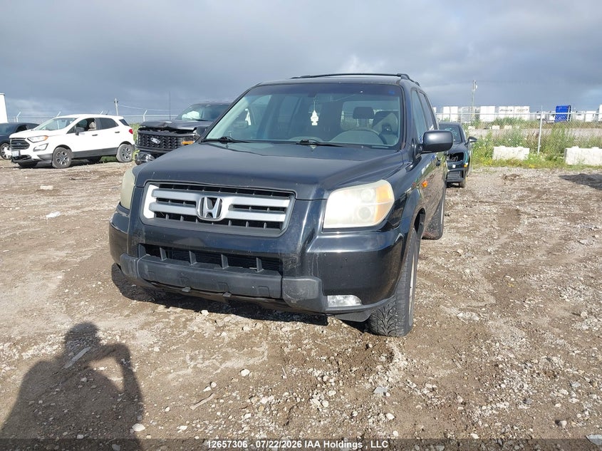 2006 Honda Pilot, Right Front, IAAI, VIN 2HKYF18546H002384 — photo 2