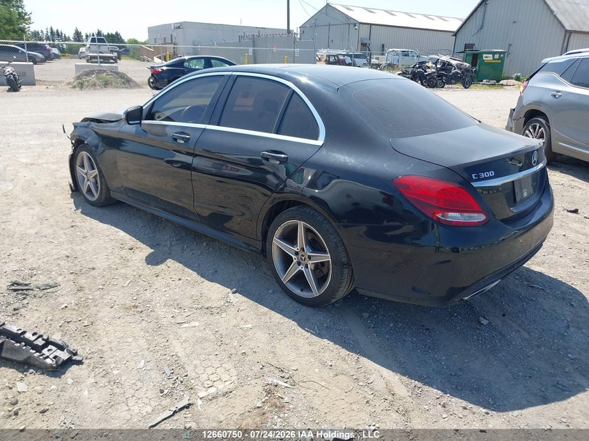 Vin: 55swf4kb2hu223425, lot: 3076671, mercedes-benz c 300 4matic 20173