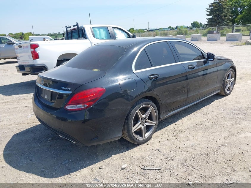 Vin: 55swf4kb2hu223425, lot: 3076671, mercedes-benz c 300 4matic 20174