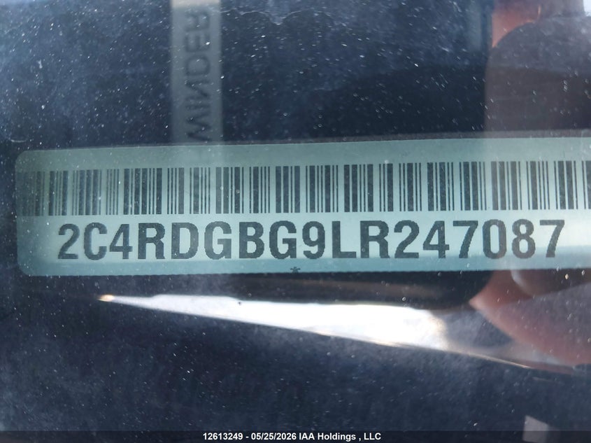 2020 DODGE GRAND CARAVAN SE VAN 3.6L V-6 DOHC, VVT, 283HP