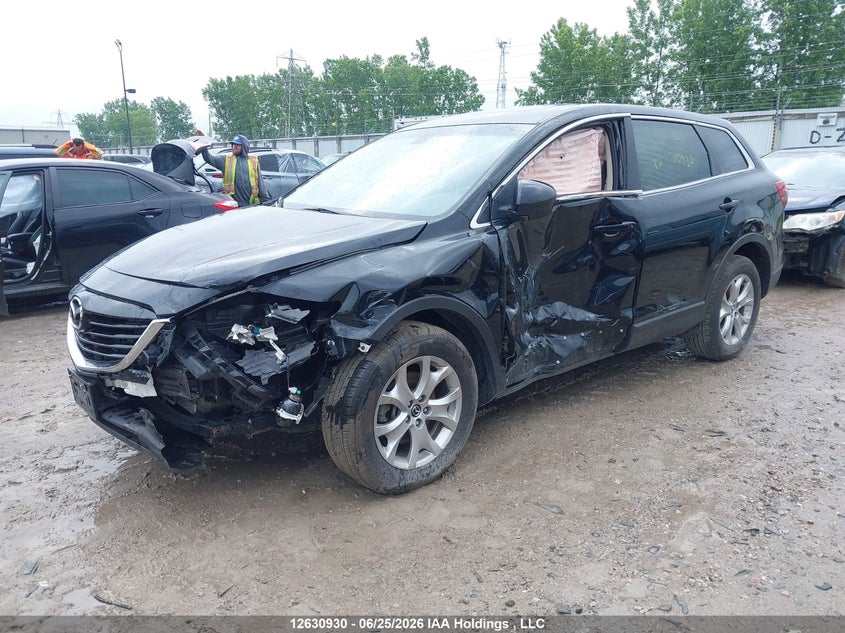 2015 Mazda CX-9, Левый бок, IAAI, VIN JM3TB3CAXF0466712 — фото 2