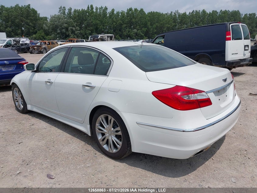 Vin: kmhgc4dd9cu190982, lot: 3076703, hyundai genesis 3.8 technology 20123