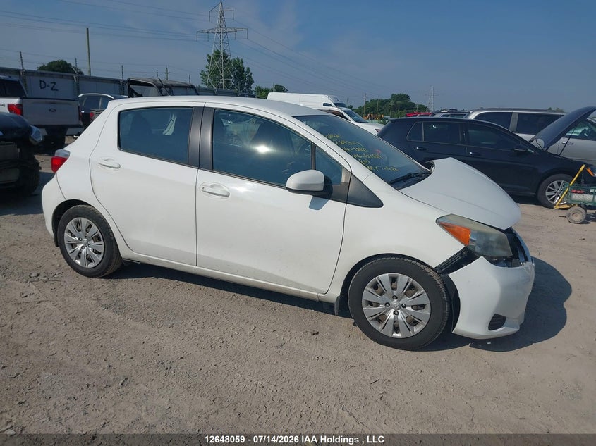 Vin: vnkktud33ea000689, lot: 3076712, toyota yaris le 2014 img_1
