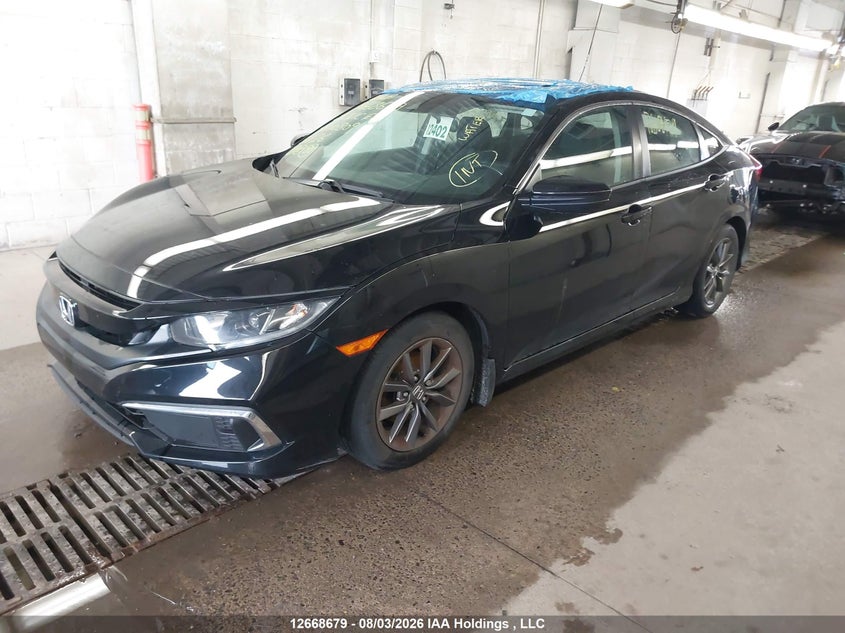 2021 Honda Civic, Water, IAAI, VIN 2HGFC2F74MH010809 — photo 2
