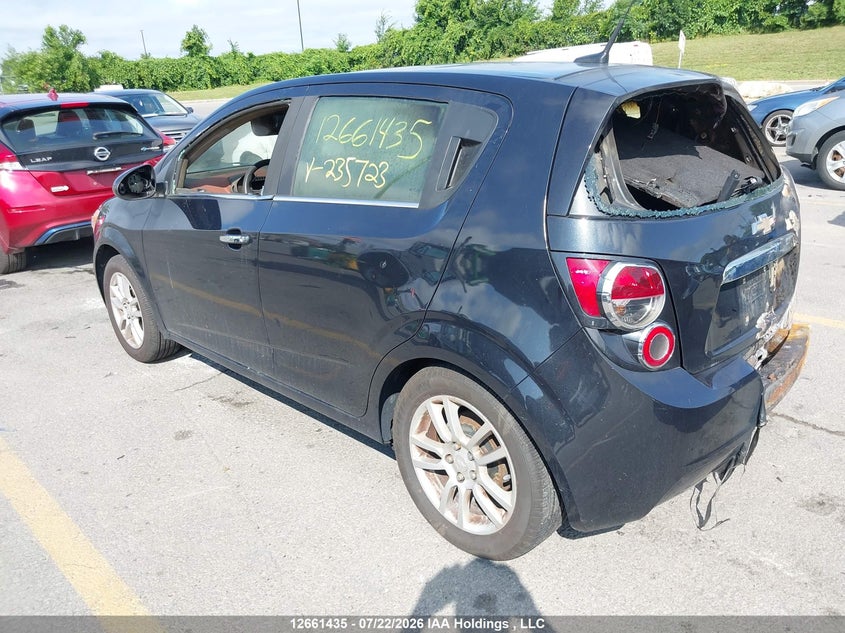 Vin: 1g1jd6eh3e4235723, lot: 3076723, chevrolet sonic lt manual 20143