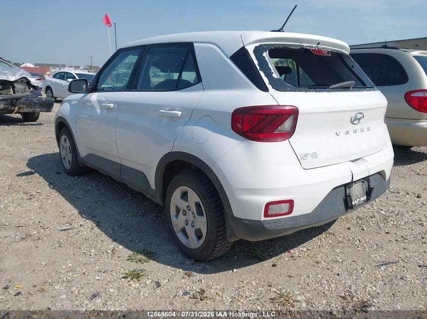 Vin: kmhrb8a36pu252293, lot: 3076742, hyundai venue essential 20233