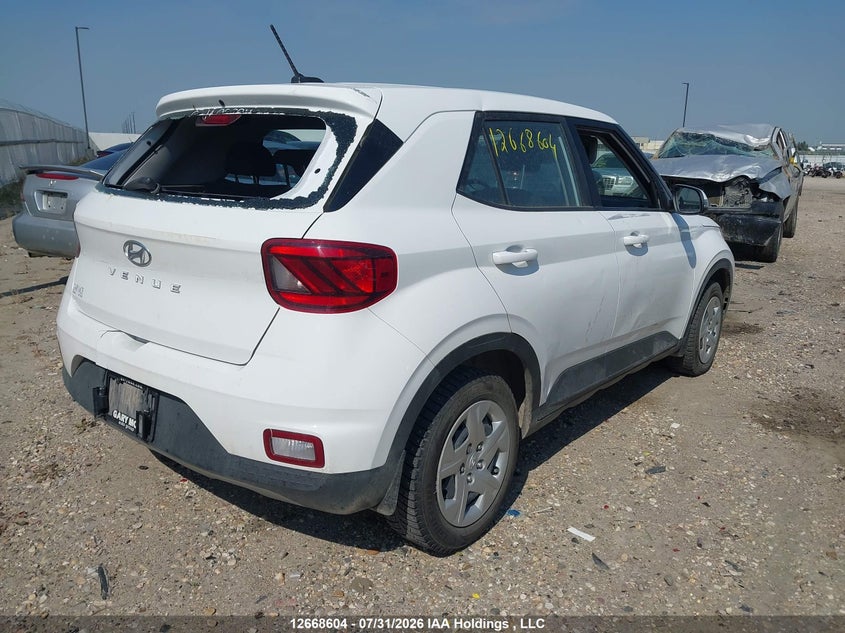 Vin: kmhrb8a36pu252293, lot: 3076742, hyundai venue essential 20234