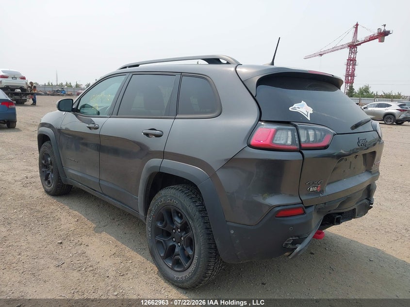 Vin: 1c4pjmbn2kd450238, lot: 3076743, jeep cherokee trailhawk 20193