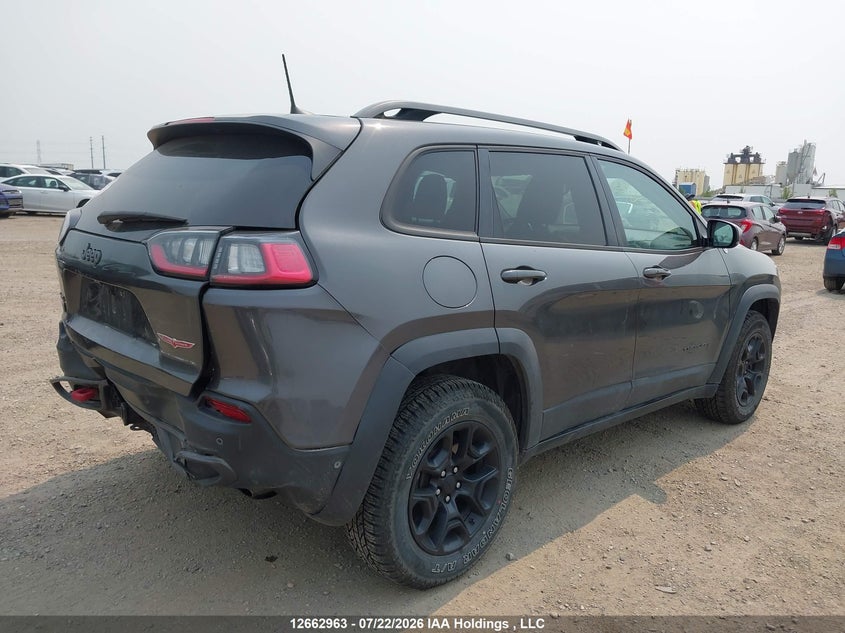 Vin: 1c4pjmbn2kd450238, lot: 3076743, jeep cherokee trailhawk 20194