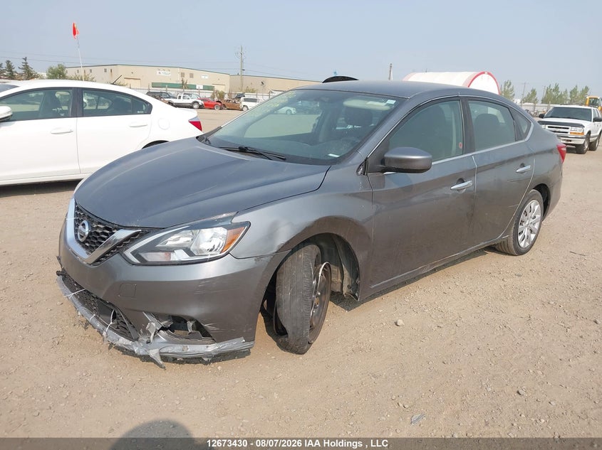 2018 Nissan Sentra, Front, IAAI, VIN 3N1AB7AP1JY231700 — photo 2
