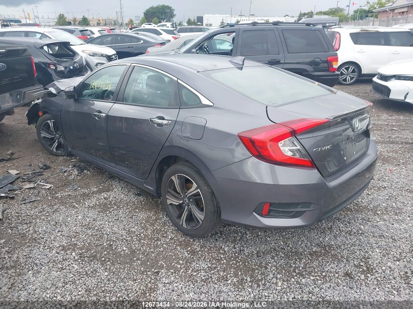 Vin: 2hgfc1f92hh104267, lot: 3076861, honda civic touring 20173