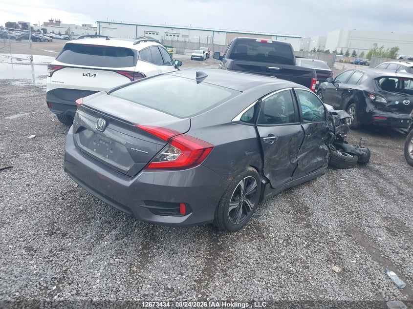 Vin: 2hgfc1f92hh104267, lot: 3076861, honda civic touring 20174