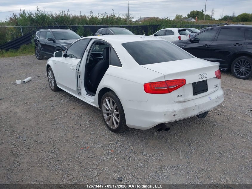 Vin: wauffcfl9fn037942, lot: 3076874, audi a4 2.0t progressiv plus 20153